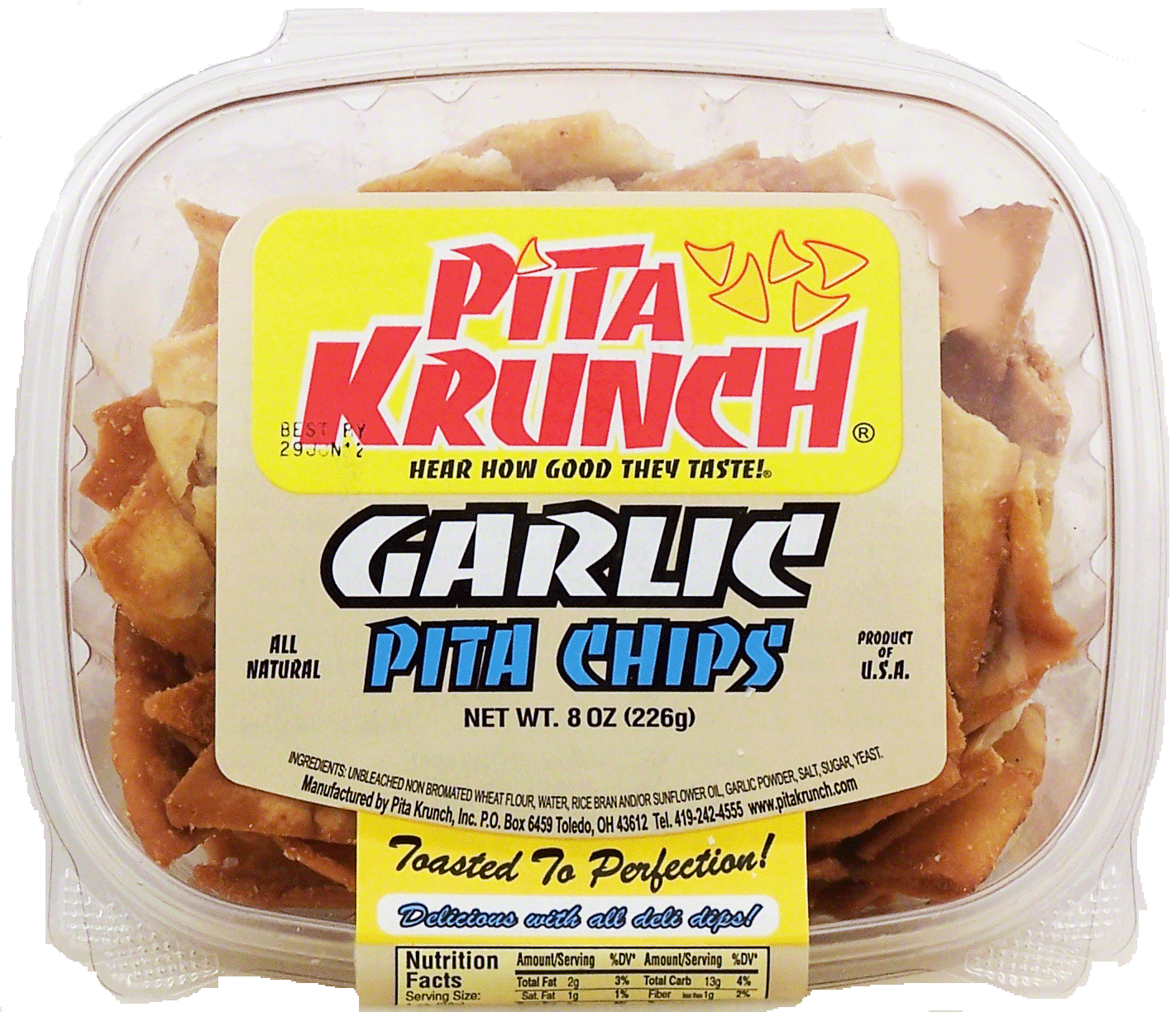 Pita Krunch  pita chips with garlic flavor Full-Size Picture